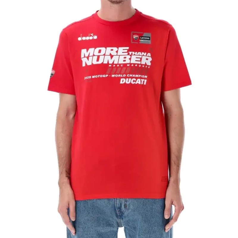 Tričko Ducati Marc Marquez MM93 World Champ červené