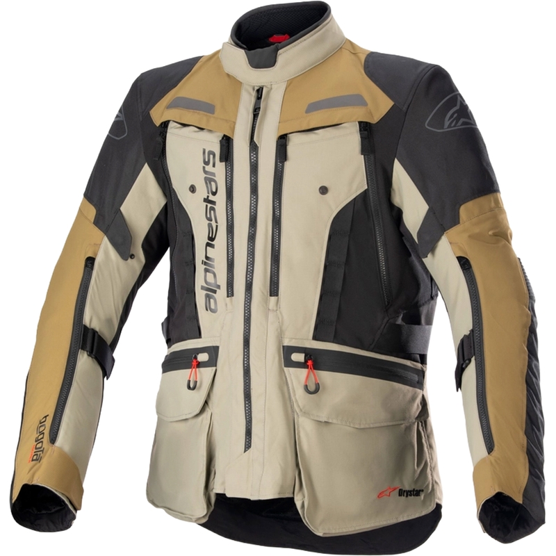 Bunda na motorku Alpinestars Bogota PRO Drystar zeleno-čierna