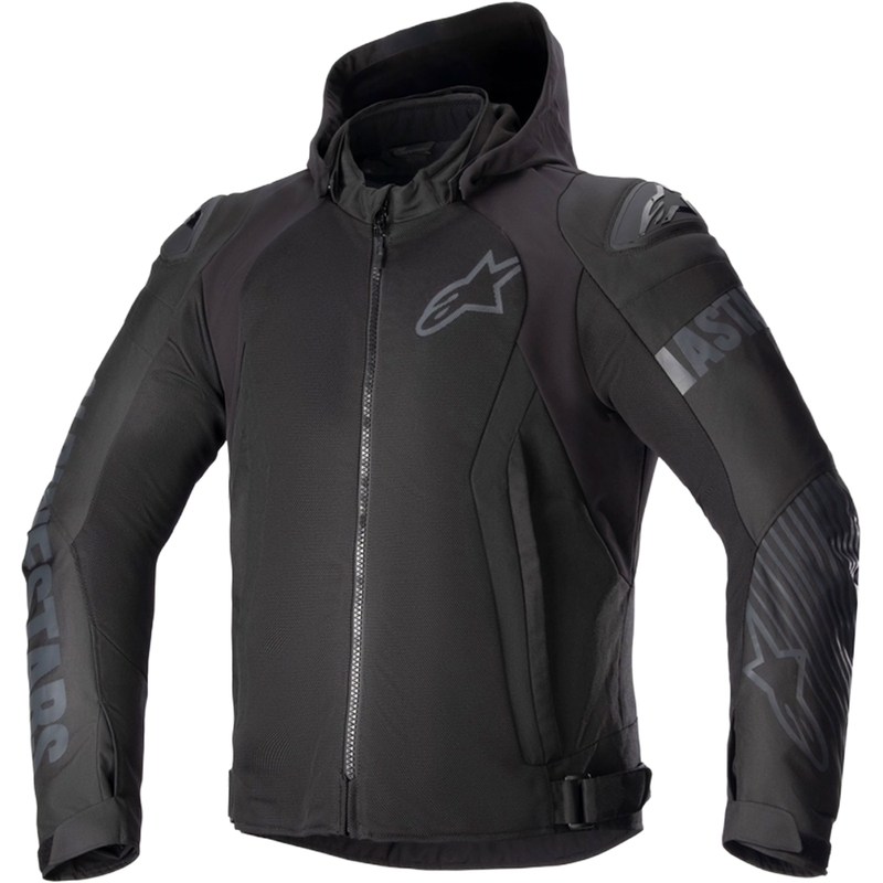 Bunda na motorku Alpinestars Zaca Air Waterproof čierno-čierna