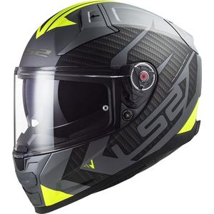 Integrálna prilba na motocykel LS2 FF811 Vector II Splitter titánovo-fluo žltá - II. akosť