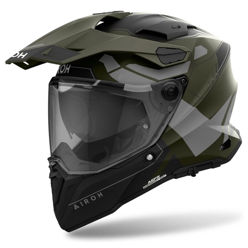 Enduro prilba Airoh Commander 2 Reveal matná zelená