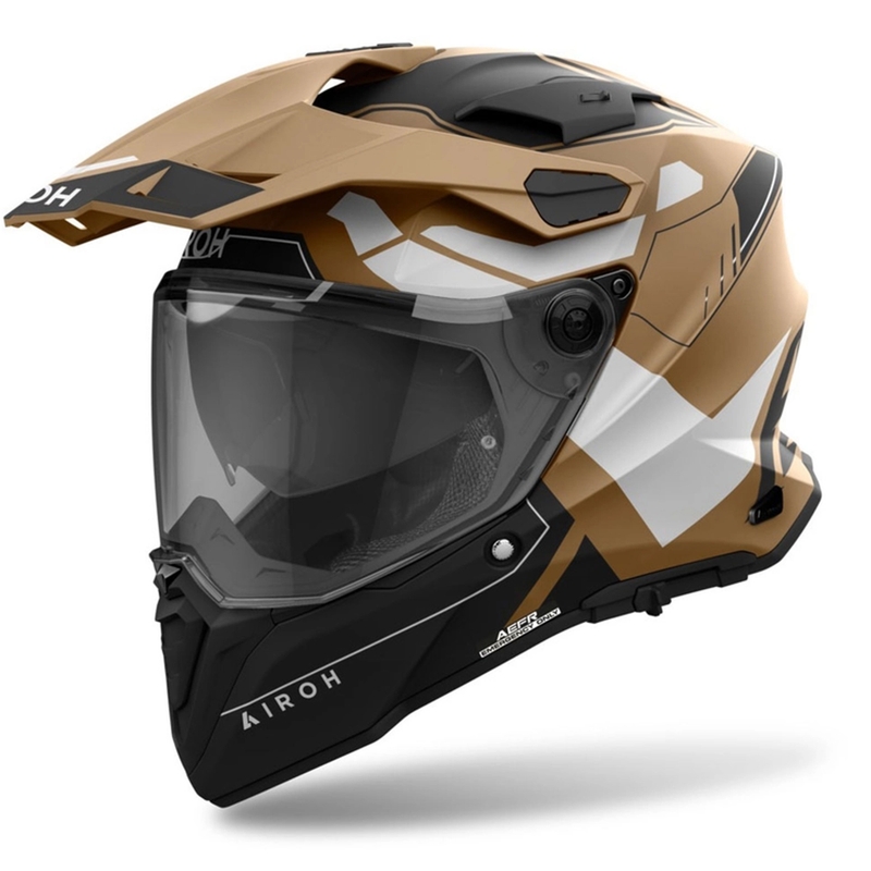 Enduro prilba Airoh Commander 2 Reveal matná piesková