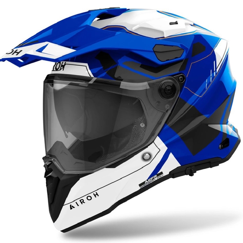 Enduro prilba Airoh Commander 2 Reveal lesklá modrá