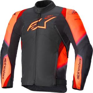 Bunda na motorku Alpinestars T-SP 1 2 Waterproof čierno-fluo červená