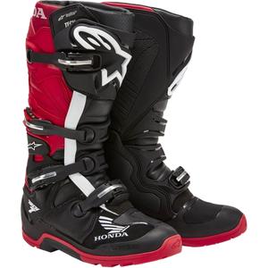 Topánky na motorku Alpinestars Tech 7 Enduro Drystar Honda čierno-červené