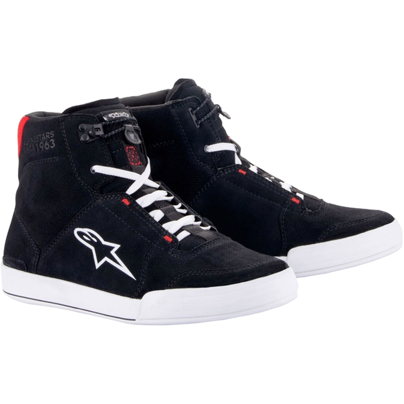 Topánky na motorku Alpinestars Chrome čierno-bielo-červené