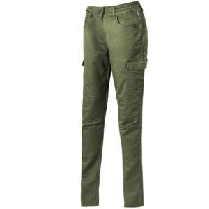 Dámske nohavice na motorku Seventy Degrees SD-PC26 Teide khaki