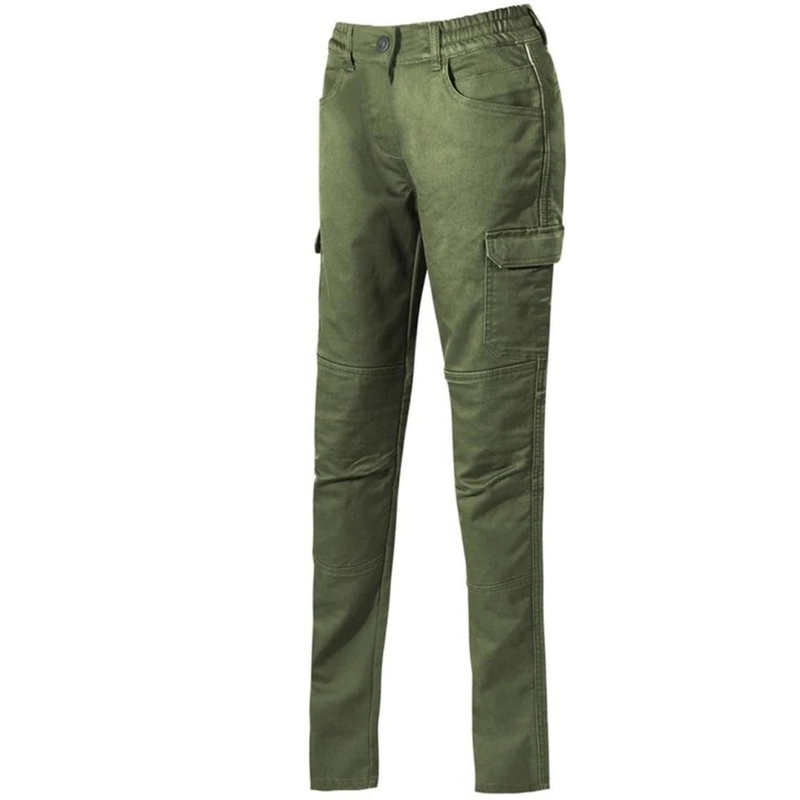 Dámske nohavice na motorku Seventy Degrees SD-PC26 Teide khaki