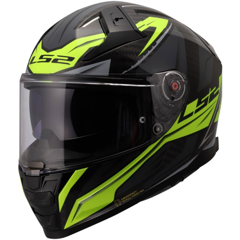 Integrálna helma na motorku LS2 FF811 Vector II C Savage lesklá H-V žltá