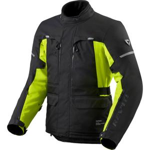 Bunda na motorku Revit Outback 5 H2O čierno-fluo žltá