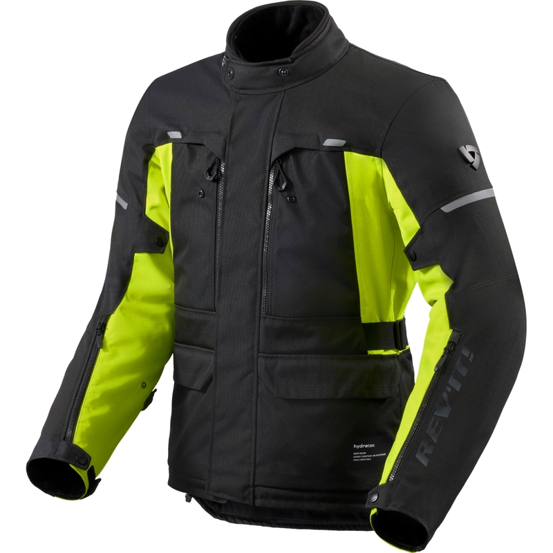 Bunda na motorku Revit Outback 5 H2O čierno-fluo žltá