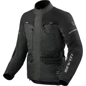 Bunda na motorku Revit Outback 5 H2O antracitovo-čierna