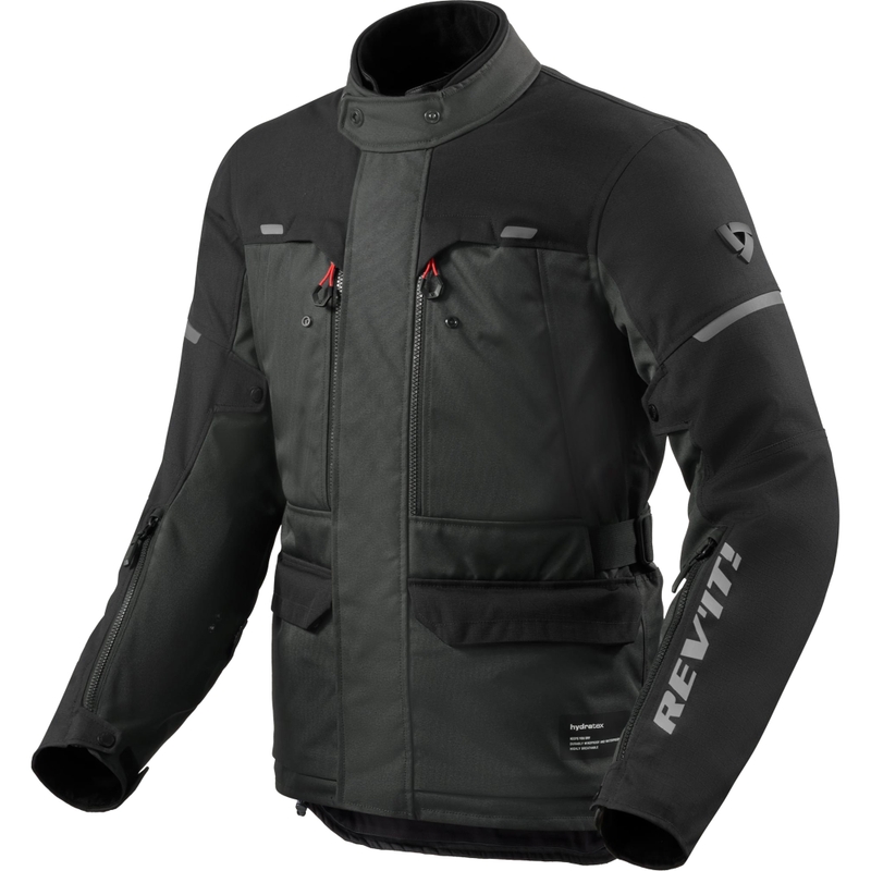 Bunda na motorku Revit Outback 5 H2O antracitovo-čierna