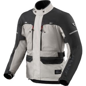 Bunda na motorku Revit Outback 5 H2O strieborno-čierna