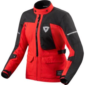 Dámska bunda na motorku Revit Convergent H2O červeno-čierna