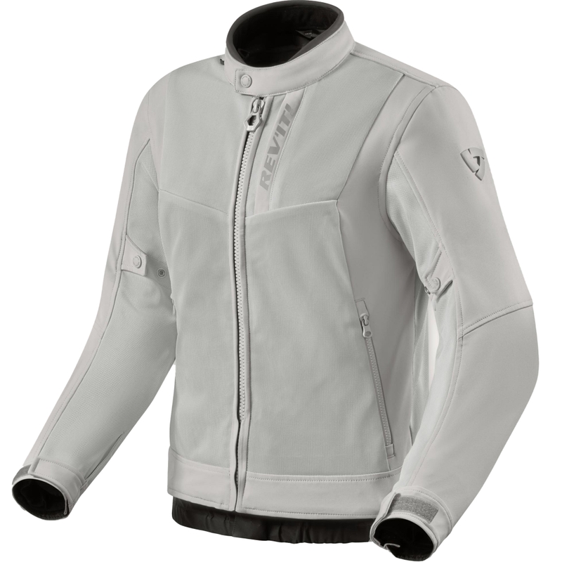 Dámska bunda na motorku Revit Highcrest strieborná