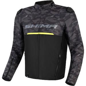 Bunda na motorku Shima Drift camo-čierna