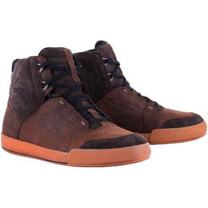 Topánky na motorku Alpinestars Chrome Crafted Drystar hnedo-guma