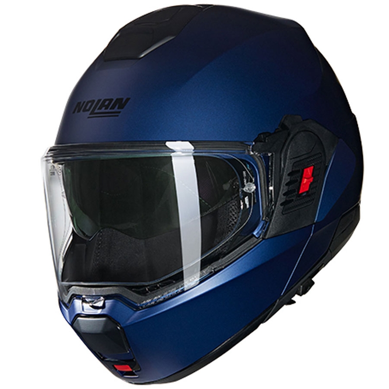 Preklápacia prilba na motorku Nolan N120-1 Classico Nobile N-COM 313 modrá