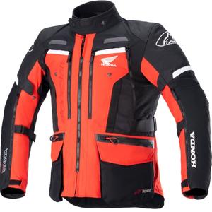 Bunda na motorku Alpinestars Bogota PRO Drystar Honda Fluo červeno-čierna