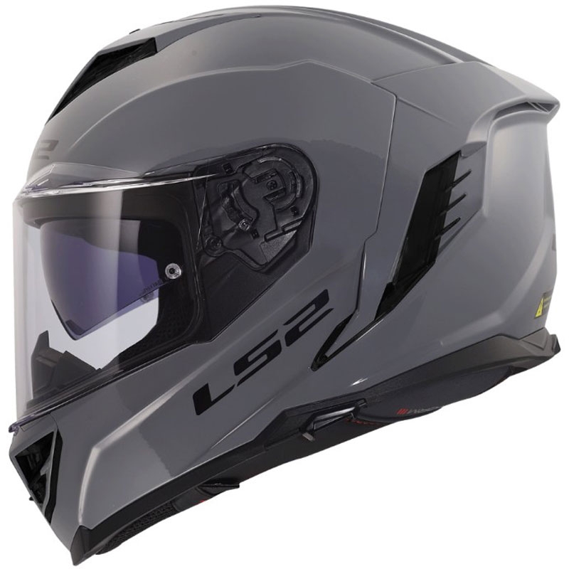 Integrálna prilba na motorku LS2 FF818 Storm III Solid lesklá sivá