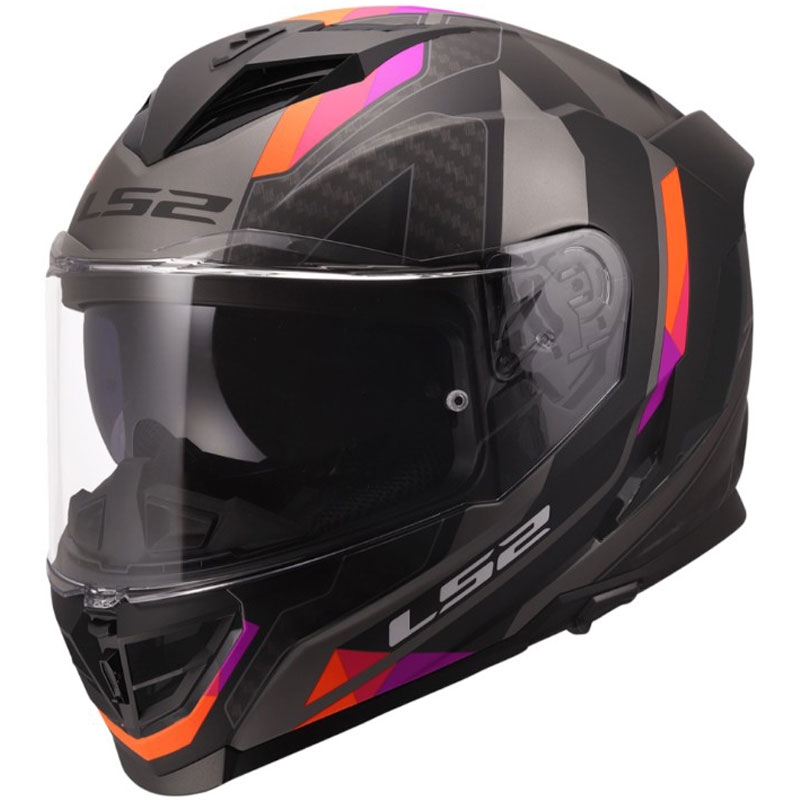 Integrálna prilba na motorku LS2 FF818 Storm III Sporty matná sivo-fialová