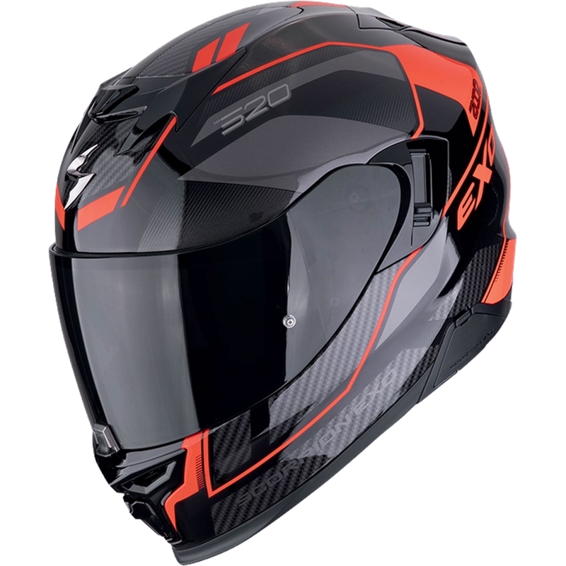 Integrálna prilba na motorku Scorpion EXO-520 EVO AIR LENA čierno-červená výpredaj