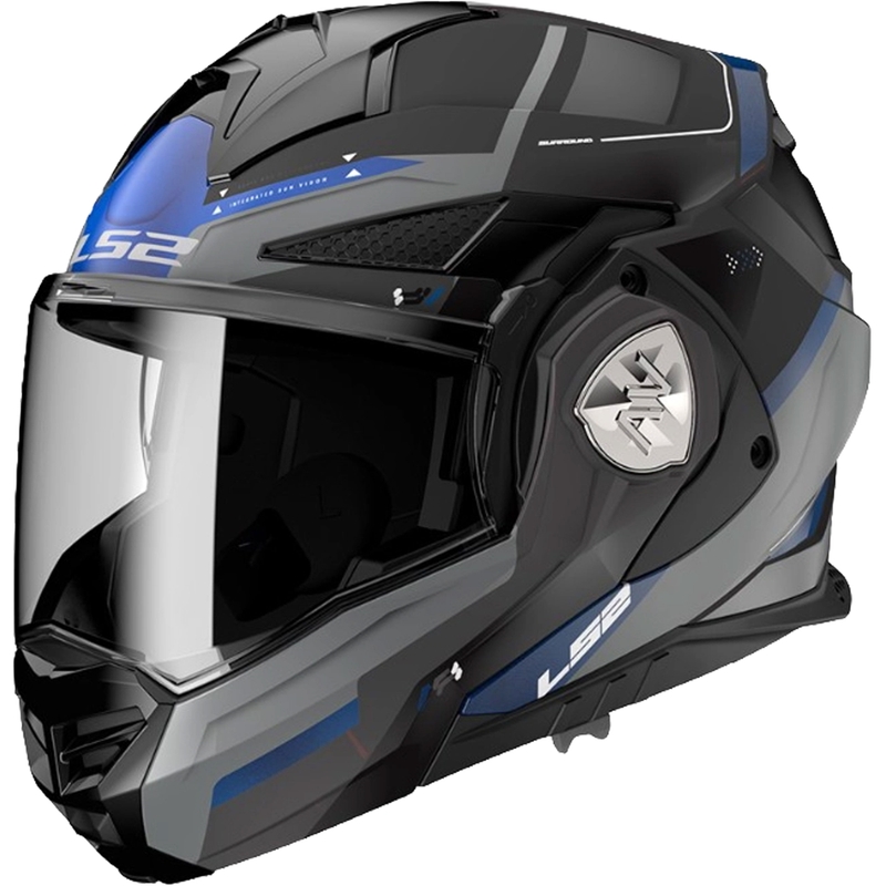 Preklápacia prilba na motorku LS2 FF901 Advant X Spectrum čierno-modro-titanová