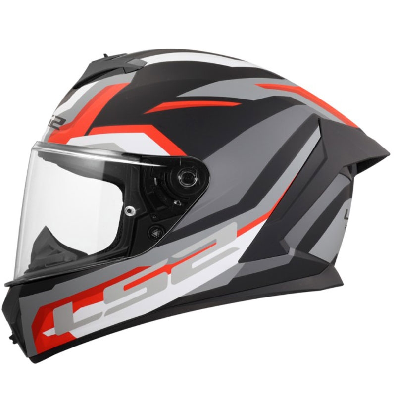Integrálna prilba na motorku LS2 FF820 Rapid III Hyper matná čierno-červená