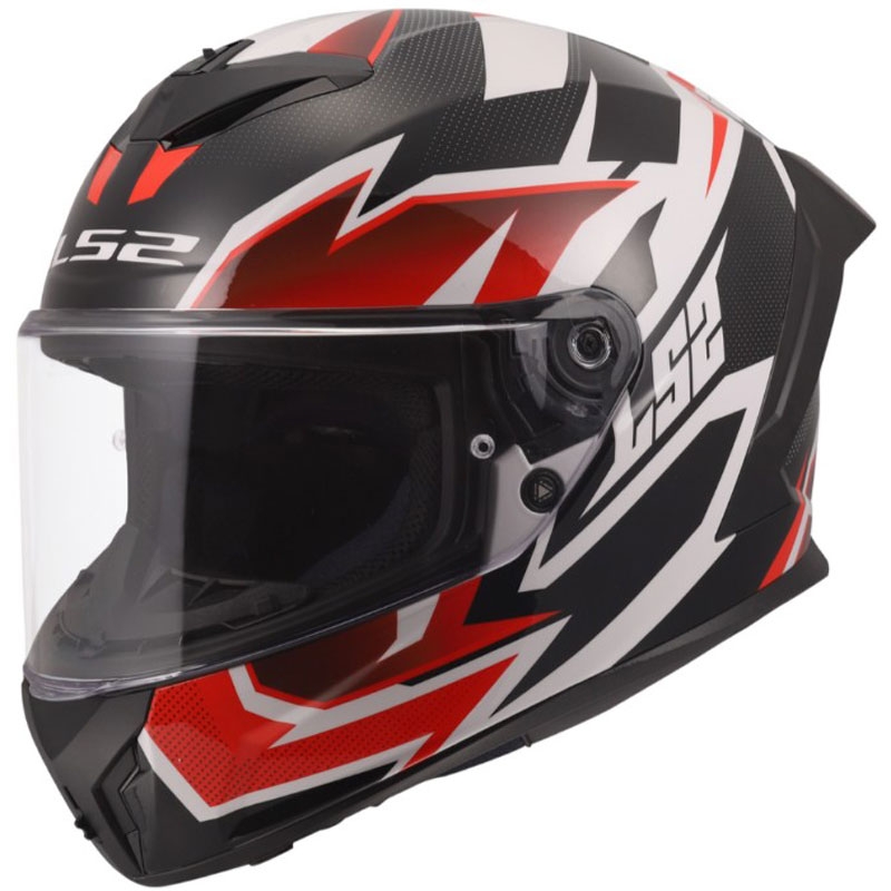 Integrálna prilba na motorku LS2 FF820 Rapid III Xtrem lesklá bielo-čierno-červená