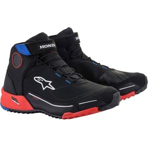 Topánky na motorku Alpinestars CR-X Drystar Honda Kolekcia čierno-červeno-modré