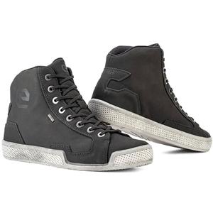 Čižmy na motorku Eleveit ANTIBES WP FULL LEATHER tmavo šedé