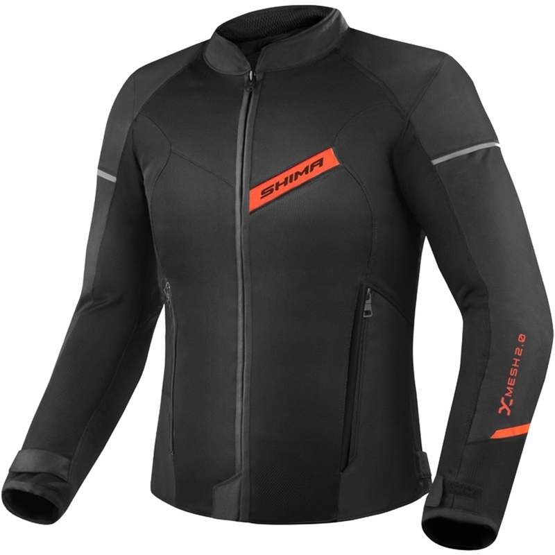 Bunda na motorku Shima X-MESH 2.0 čierno-červená