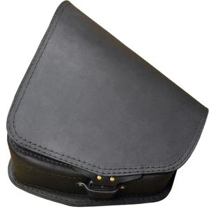 Kožená taška na motorku RSA S661 HD Softail čierna