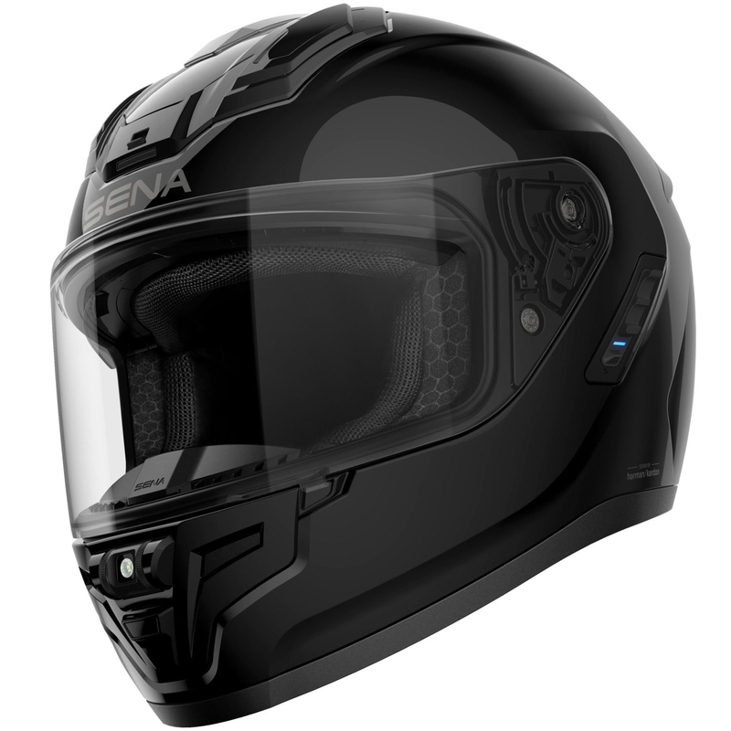 Integrálna helma na motorku SENA Phantom s Mesh headsetom lesklá čierna