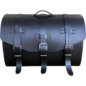 Kožený kufor na motorku so zámkom RSA K451 čierny