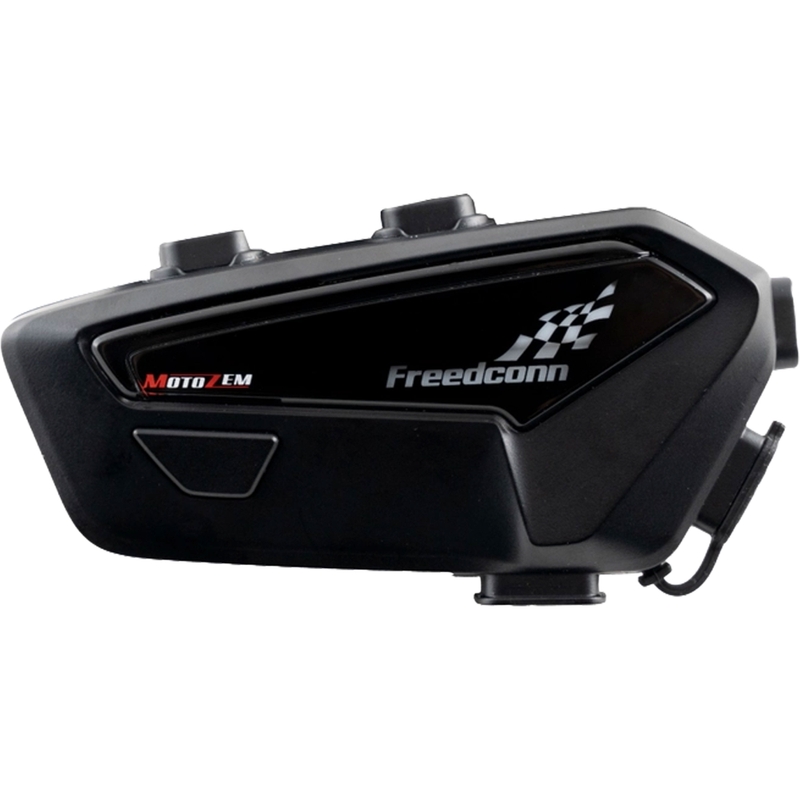 Bluetooth intercom FreedConn FX PRE Mesh MotoZem čierny