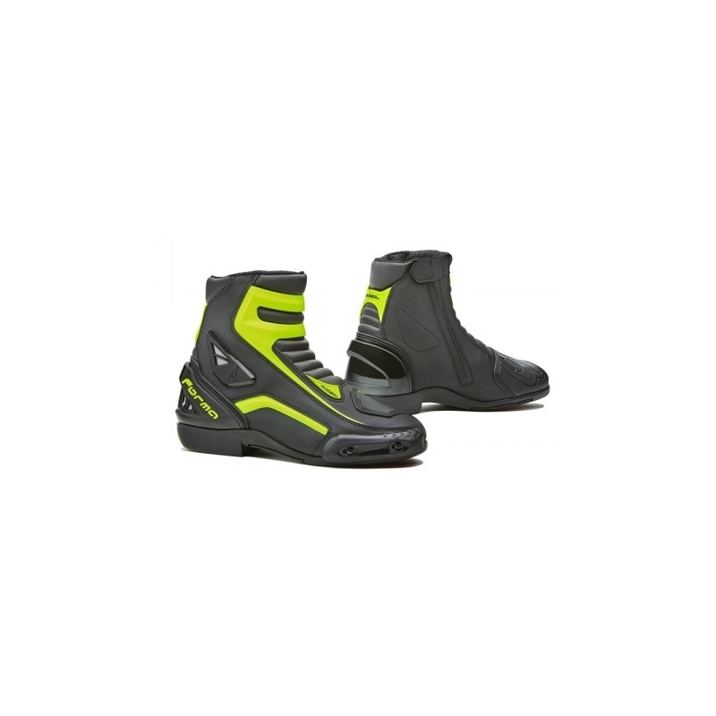 Nízke čižmy na motocykel Forma Axel čierno-fluo žlté výpredaj