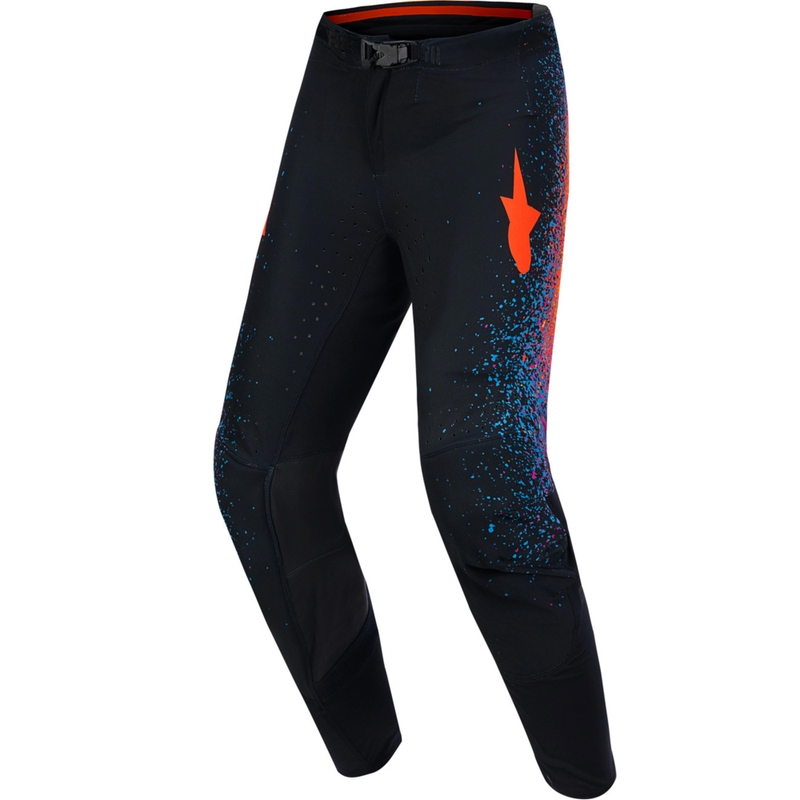 Motokrosové nohavice Alpinestars Supertech limitovaná edícia Black Hole čierno-farebné