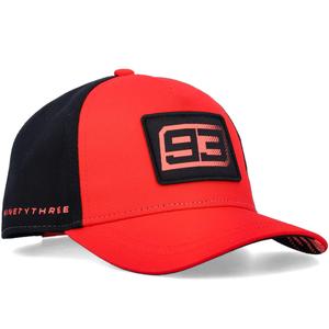 Detská šiltovka Ducati Marc Marquez Baseball 93 Patch čierno-červená