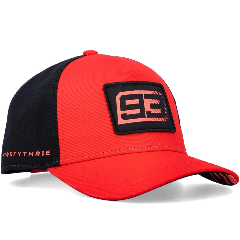 Detská šiltovka Ducati Marc Marquez Baseball 93 Patch čierno-červená