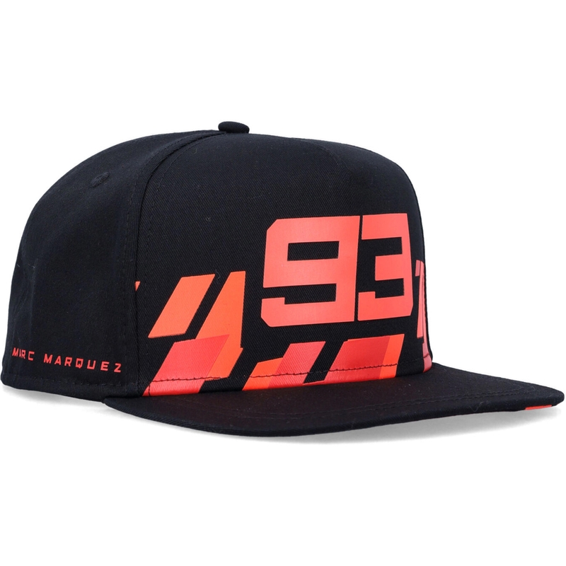 Šiltovka Ducati Marc Marquez Flat Cap 93 Red Rectangles čierna