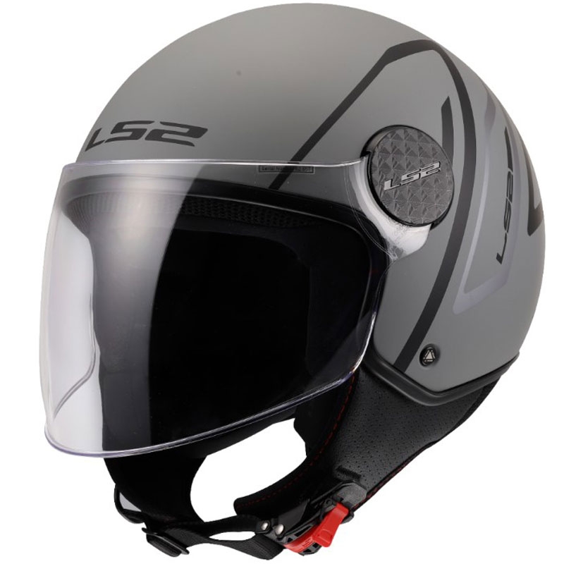 Otvorená prilba na motorku LS2 OF558 Sphere Lux II Minimum čierno-sivá