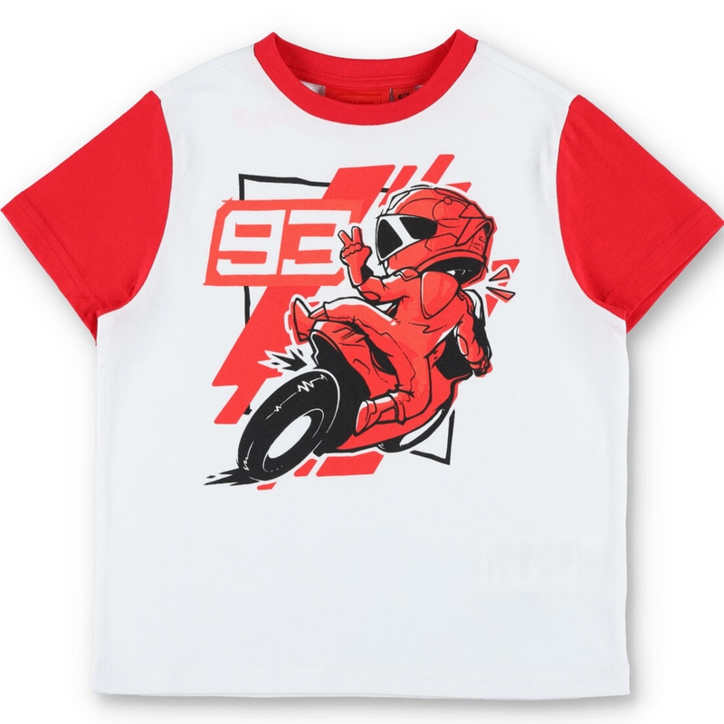 Detské tričko Ducati Marc Marquez Graphic Bike biele