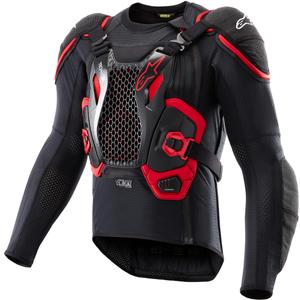 Airbagová vesta na motorku Alpinestars TECH-AIR®OFF-ROAD system čierno-červená
