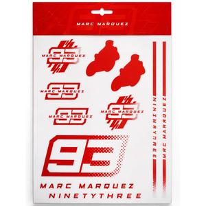 Nálepky Ducati Marc Marquez Big Stickers MM93 červené