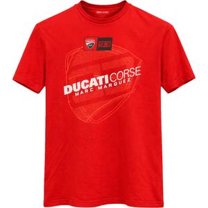Tričko Ducati Corse Marc Marquez Big Helmet 93 červené