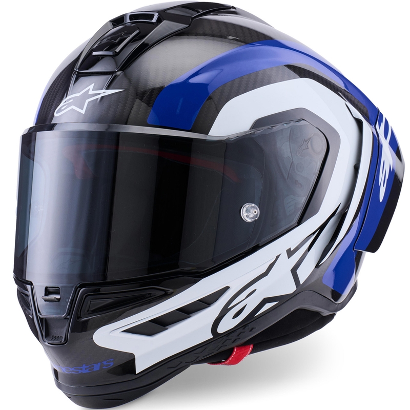 Integrálna helma na motorku Alpinestars Supertech R10 Arius čierno-modro-biela