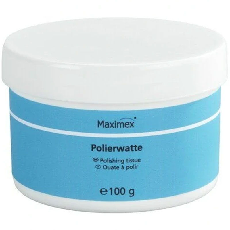 Čistiaca a leštiaca vata na chróm a kovy Maximex 100 g
