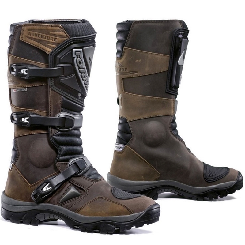 Topánky na motorku Forma Adventure DRY hnedé